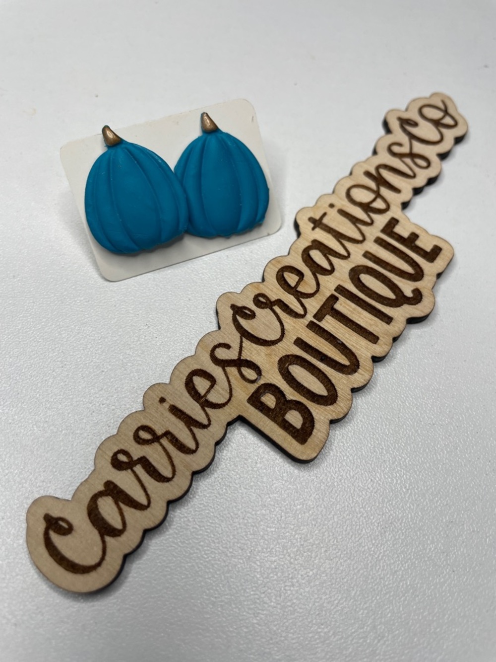Turquoise Gourd Stud Earrings